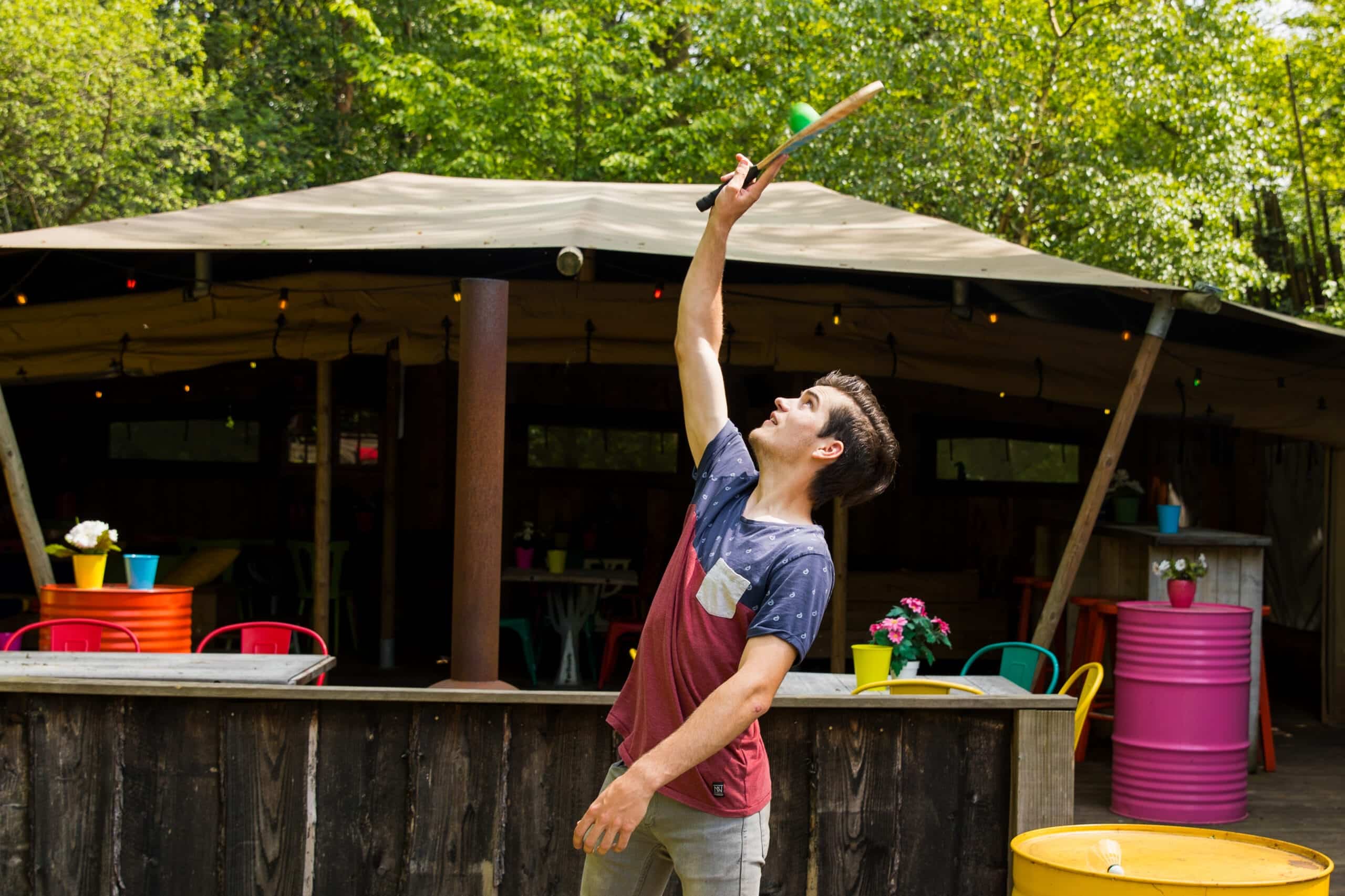 Lekker potje bospadel in de natuur